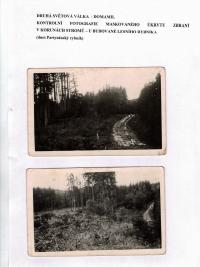 fotografie místa ukrytí zbraní