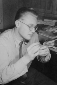 Milan Prokeš v mládí