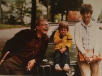 Rodina Braunschlägerova první den v emigraci