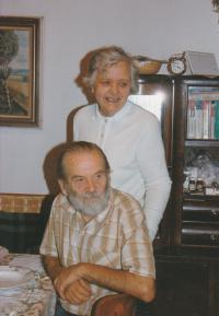 1990 - Jaromír Bilík s manželkou