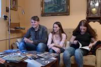 natáčení s paní Ludmilou Fousovou