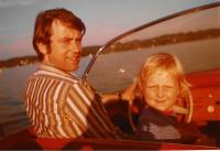 Karel Pokorný se synem v emigraci