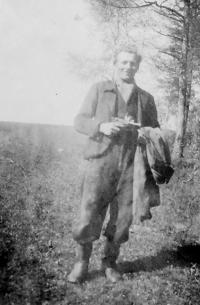 Partyzán Vlk, který se ukrýval v okolí Štědrákovy Lhoty
