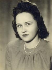 Portrait of Angela Bajnokova in 1949