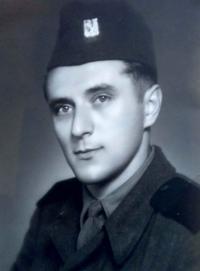 Milan Fekiač - photo from criminal military service (1953)