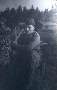 Milan Fekiač - photo from criminal military service (1953)