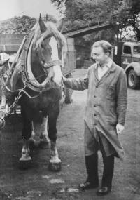 Milan Kroupa - v práci u uhelných skladů