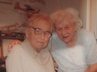 Naděžda Stejskalová s partnerem Jiřím Perglem