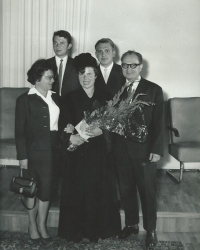 Promoce dcery Jany Kubkové, Olomouc, jaro 1967