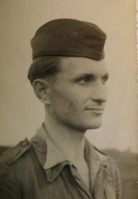 Jaroslav Kunstfeld na vojně