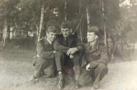 Jaroslav Kunstfeld, Jaromír Homolák a Antonín Richter v PTP v roce 1952 v Horní Suché