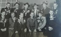 Odvedení branci z Moravičan v roce 1950