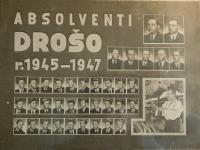 Tablo školy, kterou absolvoval Jaroslav Kunstfeld