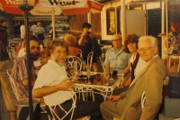 S Ivanem Havlem, Jennifer Simons a Jaroslavem Kohoutem, 90. léta