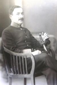 Otec Věry Jakubovič (Hahnové) Viktor Hahn, 1. světová válka.