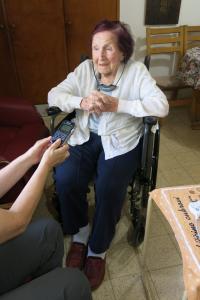 Věra Jakubovič. Sde Nehemia, listopad 2016.