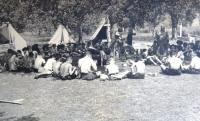 Tchelet Lavan summer camp. Rakousy 1938.