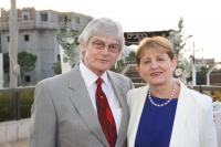 Pavel Friedmann se sestrou Katarínou. Haifa, 2015.