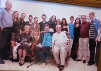 Rodina Dáši a Zeeva Ronových. Nedatováno.