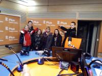 team from school ZŠ Školní Příbram in the Czech radio