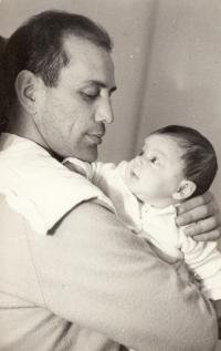 Dcera Ruth a manžel pamětnice, rok 1967