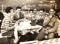 Rodina Morgensternova v Československu, předtím, než Karel utekl před nacisty