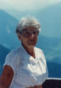 Matka pamětníka, Hana Morgensternová, rok 1992