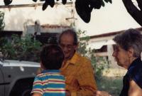 Morgensternovi, rodiče pamětníka s vnukem