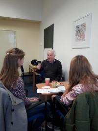 Žákovský tým s Reinhardem Hornem