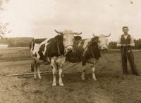 Emil Kuna na polích u Prosičky