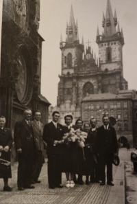 Svatba v roce 1953