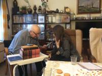 Během natáčení s Jiřím Hemzalem