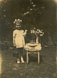 Miluše, když jí byly 4 roky.