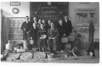 In a school (the smallest, march of 1941)