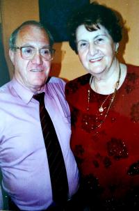 August Masár with his sister Alžbeta (90´s)