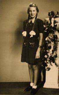 paní Janyšová - mladá léta