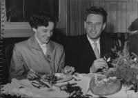svatební fotografie 1954