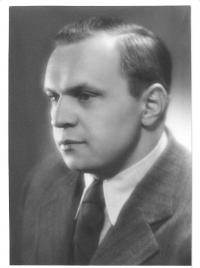 Otec Ladislav Kameníček asi v roce 1946