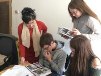 Nahrávání rozhovoru pro projekt Příběhy našich sousedů