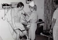 1987 (cca) - nemocnice Kyjov, Jan Pavlík vpravo