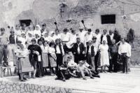 1972 - divadelní hra Hejtman Šarovec u tvrze v Čejkovicích