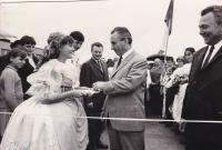 1968 - slavnostní otevření zdravotního střediska v Čejkovicích 