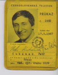 1967 - Czech TV identification card