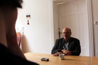 Pavel Štingl during the recording