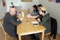 Pavel Štingl with students from ZŠ Strossmayerovo náměstí