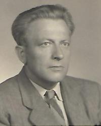 Václav Holba, portrait, Brumov 1953