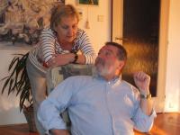 Josef Zdražil s manželkou v roce 2018