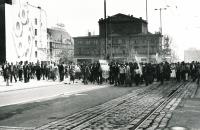 1983, Poznan, demonstrations against official celebrations on May 1