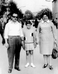 Hanzel's family in 1968y.