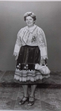 In traditional folk wear from Bojnice in 70-ties 3